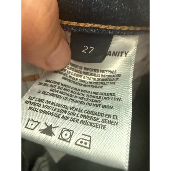 Citizens of Humanity Emerson Slim Fit Distressed Blue Denim Boyfriend Jeans 27 - Picture 14 of 14